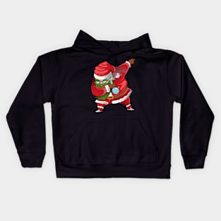 cool santa style merry christmas Kids Hoodie